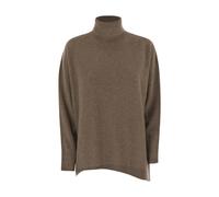 Vanisé - Giuly Maxi Cashmere Turtleneck - Femme - Pulls - Brun - Taille: 42 FR