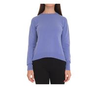 Vanisé - Pull en Cachemire Évasé avec Bord Côtelé - Femme - Pulls - Violet - Taille: 40 FR