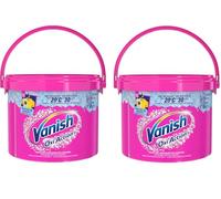 Vanish Détachant Oxi Action Poudre efficace dès 20° - Lot de 2 Pots de 2,7kg