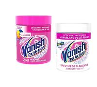 VANISH Détachant Textile Oxi Action Poudre 470 g + Détachant Textile Oxi Action Poudre Blanc 470 g