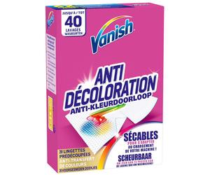 Vanish Lingettes anti décoloration - boîte de 20