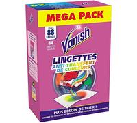 VANISH Lot de 2 Boites de 44 Lingettes anti-transfert de couleurs