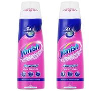VANISH Lot de 2 détachants pour tissus en gel de prélavage 200 ml