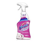 Vanish Nettoyant multi-textiles pour tapis, canapés, rideaux et sièges de voiture - 1 x 660 ml - Spray nettoyant pour tissus d'ameublement contre la saleté et les odeurs pour une application ciblée