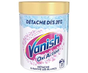 Vanish Oxi Action Booster de Blancheur - Détachant Textile & Raviveur de Blancheur - Poudre 940g