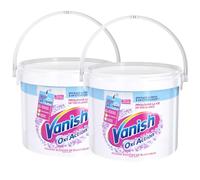 Vanish Oxi Action Booster de Blancheur - Détachant Textile & Raviveur de Blancheur - Poudre efficace dès 20° - lot de 2 x 2,7 Kg