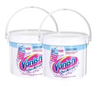 Vanish Oxi Action Booster de Blancheur - Détachant Textile & Raviveur de Blancheur - Poudre efficace dès 20° - lot de 2 x 2,7 Kg