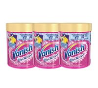 Vanish Oxi Action Booster de Lavage - Détachant Textile et Anti-décoloration - lot de 3 x 470g