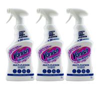 Vanish Oxi Action Multi-Taches Blanc 3 X 750Ml Spray Prélavage Sans Chlore
