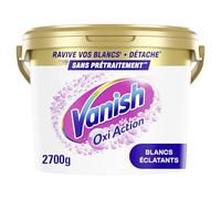 Vanish Oxi Action Poudre Détachant textile et Raviveur de Blancheur - Efficace sur les tâches tenaces - 2,7kg