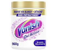 Vanish Oxi Action Poudre Détachante textile Raviveur de Blancheur 960g
