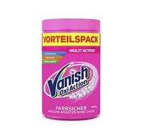 Vanish Oxi Action Poudre Rose - Détachant Poudre sans chlore - Élimine les taches, nourrit les couleurs et élimine les odeurs - Pour le linge coloré - 1 x 1650 g