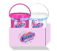 Vanish Pack Détachant Oxi Action - Format familial : Détachant Oxi Action Blanc Poudre efficace dès 20° - Pot de 2,7Kg + Détachant Oxi Action Poudre efficace dès 20° - Pot de 2,7Kg