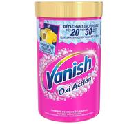 VANISH - Poudre Détachante Puissante dès 20°, Action Oxygénée pour Textiles Impeccables (Pot 1 kg) - Le lot de 2