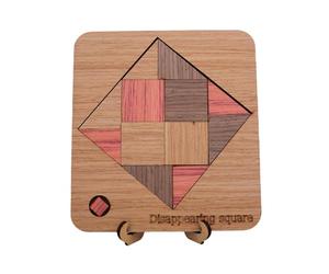 Vanishing Shapes Puzzle en bois - 9 casse-têtes géométriques | Puzzle illusion d'optique pour adultes et adolescents | Édition collector haut de gamme | Cadeau pour les amateurs de mathématiques