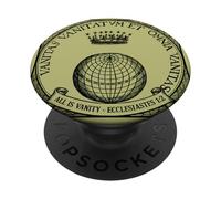 Vanitas vanitatum et Omnia vanitas All is Vanity Emblème PopSockets PopGrip Adhésif