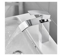 Vanité de salle de bain Vanité de salle de bain robinet à poignée unique Boulangeur à eau chaude froide en laiton chromé de bassins de toilette chromés, robinet de salle de bain chromé