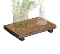 Vanité De Salle De Bains En Bois VASITY - Riser Rustique Compact, Comptoir De La Ferme | Stockage En Bois Naturel, Organisateur De Vanité Décorative, Porte De Salle De Bain Éco, Scaf