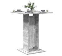 Vanitopaz Table de bistrot carrée en bois Sonoma - 60 x 60 x 75 cm - Pour cuisine, salle à manger, bar - Moderne - Peu encombrant - Polyvalente