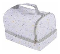 Vanity 2 Compartiments pour Bébé "Ciel" 23cm Blanc Blanc G