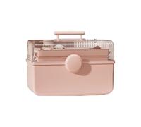 Vanity Case - Étui de Rangement Anti-poussière pour Filles | Pochette Portable avec Compartiments pour Attaches à Cheveux, Pinces à Cheveux, Outils à Ongles, Fournitures d'artisanat pour