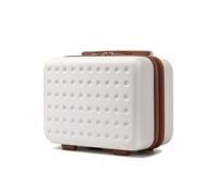 Vanity Case - KONO - 31 x 18 x 22 cm - Coque rigide ABS - Léger 11 L - Blanc crème