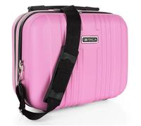 ITACA - Vanity Case Rigide - Trousse de Toilette Femme/Homme pour Voyage avec bandoulière réglable et Amovible - Trousse de Toilette à Grande capacité légère., Bleu Saphir