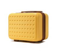 Vanity Case rigide - KONO - 31x18x22 cm - ABS - 11 L - Léger & portable - Jaune