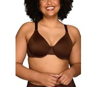 Vanity Fair Beauty Back Smoothing Bra, Minimizes Bust Line 1.5", Non Padded Cups Up to H Soutien-Gorge minimisant, Cappuccino, 80D Femme