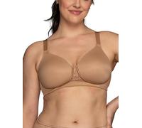Vanity Fair Full Figure Beauty Back Smoothing Bra, 4 Way Stretch Fabric, Lightly Lined Cups Up to H Soutien-Gorge, Complètement Bronzage, 105D Femmes