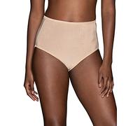 Vanity Fair Illumination Brief Panties, Silky Stretch & Satin Trim Slips, Rose Beige, L Femme