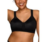 Vanity Fair Medium Impact Sports Bras for Women, Breathable, Moisture Wicking, Padded Cups Up to DDD Soutien-Gorge, Opaque, Noire de Nuit, 40C Femme