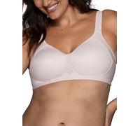 Vanity Fair Medium Impact Sports Bras for Women, Breathable, Moisture Wicking, Padded Cups Up to DDD Soutien-Gorge d'entraînement, Quartz Transparent, 105D Femmes