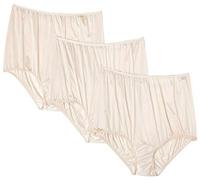 Vanity Fair Perfectly Yours Lot de 3 Culottes sur Mesure pour Femme, Nylon - Fauve/Fauve, 9