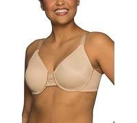 Vanity Fair Women's Beauty Back Smoothing Bra, Minimizes Bust Line up to 1.5", Non Padded Cups up to H, Damask Neutral, 46DD