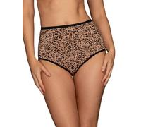 Vanity Fair Women's Illumination Brief Panties, Silky Stretch & Satin Trim Culotte, Motif léopard, M Femme