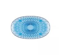 VANITY grand plateau ovale 45X26.5 cm GUZZINI Bleu Ciel