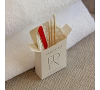 Vanity Kit Hôtel - Lot de 500 : 2 Cotons Démaquillants, 3 Coton-Tiges, 1 Mini Lime à Ongles - Kit d'accueil pour Hôtels, Airbnb, Gîtes, Locations - Emballage Recyclable - Eden Cosmetics