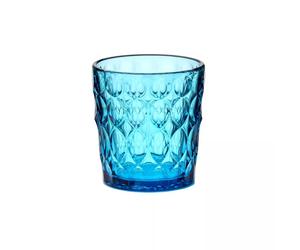 VANITY Verres 328 ml en verre bleu GUZZINI