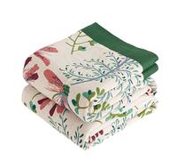 VANJOROY Plaid double face bohème pour canapé grand jeté de lit pour 2 3 places, 100% coton biologique doux chaud luxe jeté bohème pour fauteuil canapé et couvre-lit. 200×230cm - Vert