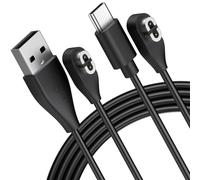 Vanjua Lot de 2 chargeurs pour Shokz Aeropex/OpenRun, OpenRun Pro, OpenRun Mini & OpenComm 2/UC, câble de charge USB magnétique de 1 m pour casque AfterShokz