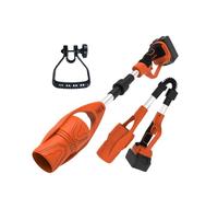 Vankaria Souffleur Batterie 21V sans Fil, Vitesse de 63 m/s Débit de Souffleur de Jardin sans Balai 400W Compact pour Pelouse Terrasse Trottoir Garage Design Pliable en