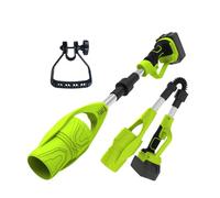 Vankaria Souffleur Batterie 21V sans Fil, Vitesse de 63 m/s Débit de Souffleur de Jardin sans Balai 400W Compact pour Pelouse Terrasse Trottoir Garage Design Pliable en