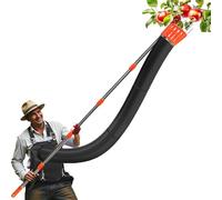 Vankarr Cueille Fruit Telescopique Cueille Cerise Telescopique Cueilleur de Fruits Amovible avec Corbeille et Manche Télescopique 3.78 Mètres