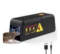 Vankarr Piege a Rat Electrique Forte 2800V Tension Piege a Rat Réutilisable Piège à Souris électrique pour Maison,Tueurs Domestiques sans Contact