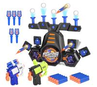 Vankarr Pistolet Jouet pour Nerf Cible de Pistolet, Jeu de tir pour Enfants, Ensemble de Jouets avec Mode Cible Hover Ball et 9 cibles, Cadeau pour garçons et Filles âgés de 6 7 8 9 10 11 12 Ans