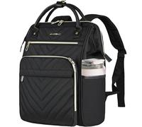 VANKEAN Sac à Dos pour Ordinateur Portable de 17 Pouces pour Femme Homme, Sac de Travail pour Ordinateur, Sac à dos Imperméable de Grande Capacité avec, Sac à dos universitaire, Noir
