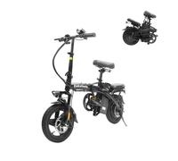VANKEL F3 Vélo Électrique Pliable 14"" - Moteur 250W - 25 km/h - Batterie 36V 13Ah - Autonomie 60 km - Noir