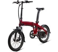 VANKEL FF2 Vélo Électrique Pliable 20"" - Moteur 250W - Batterie 756Wh - Shimano 8 Vitesses - Compact et Léger - rouge