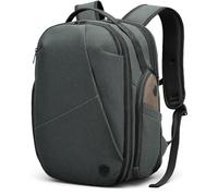 VANKEV - Morph D Sac à Dos Voyage Extensible 30L à 38L - Bagage Cabine pour EasyJet - Sac Ordinateur 17 Pouces Vert Ardoise Sauvage